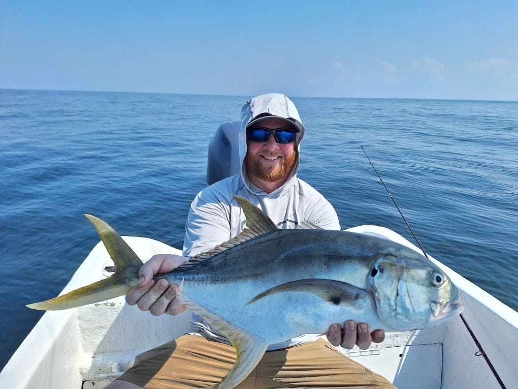 Big jack crevalle on fly