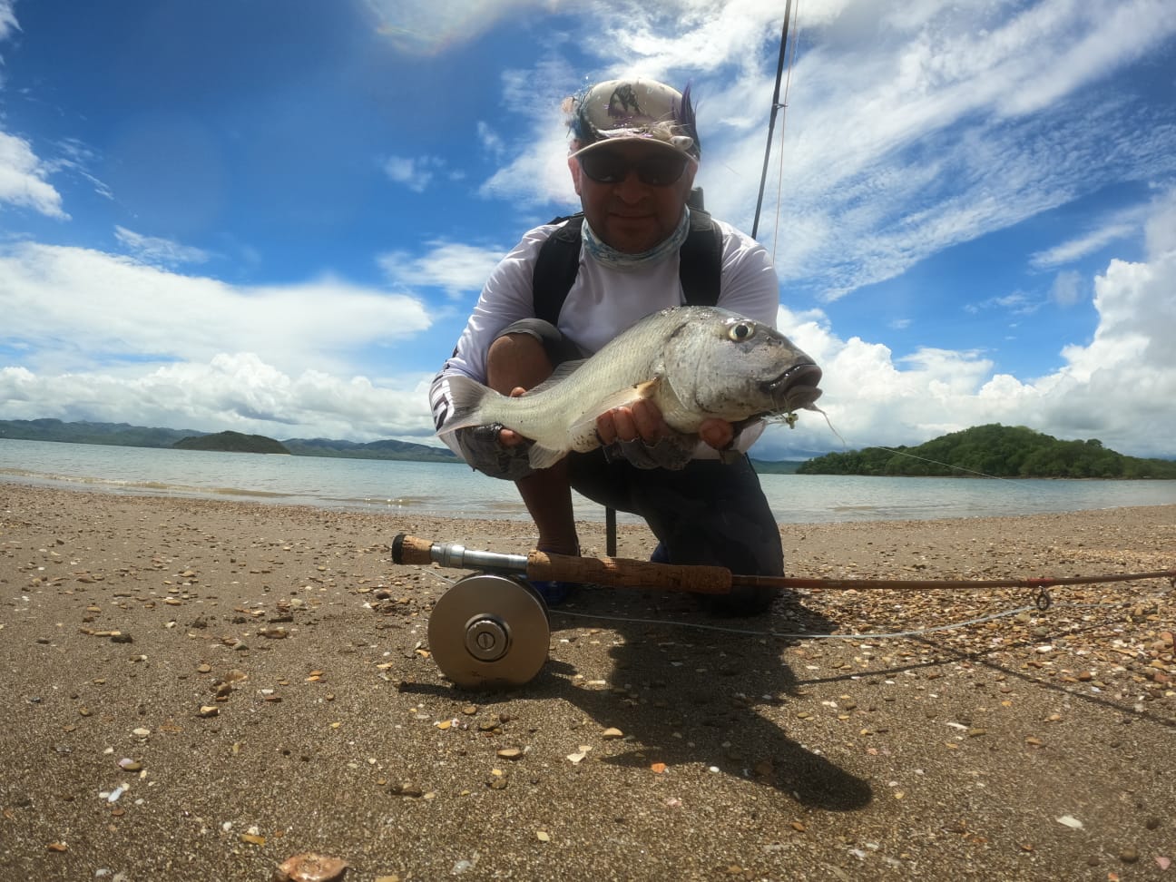 Permit on the beach — fly fishing