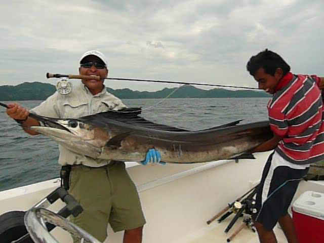 Captain Junior with a sailfish